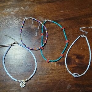 Multicolor Beaded Necklace Set